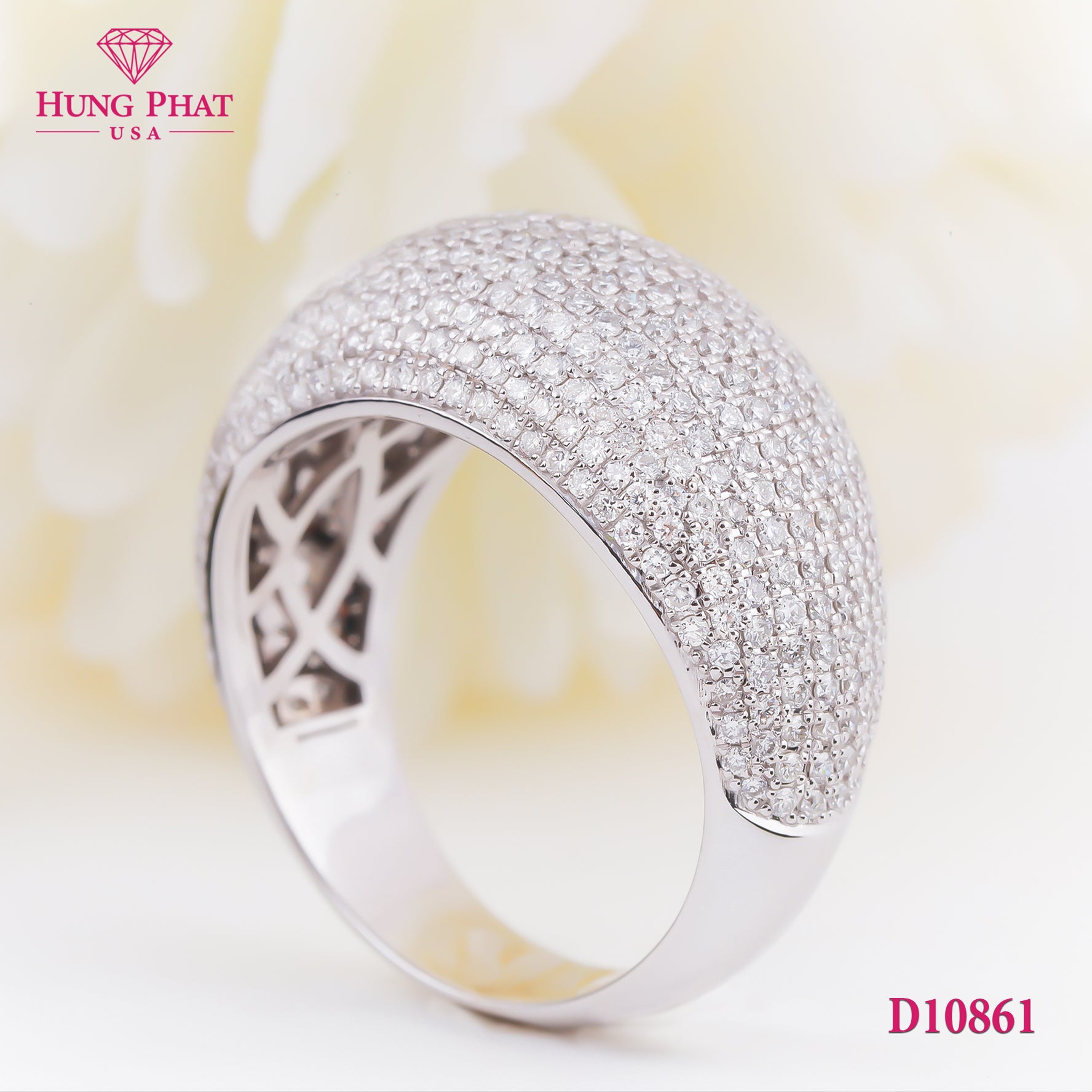 Nhẫn Kim Cương D10861
