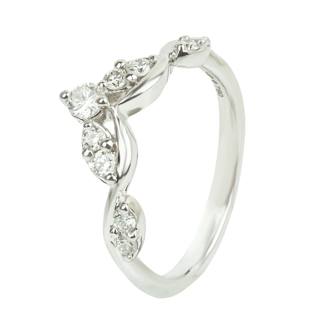 Nhẫn Kim Cương D10821 – Đính 0.28cts Round, Vàng 18K Thanh Lịch | Hưng Phát USA