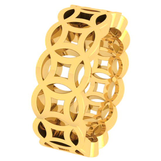 Nhẫn Vàng 18K D10733 - Hung Phat USA VN