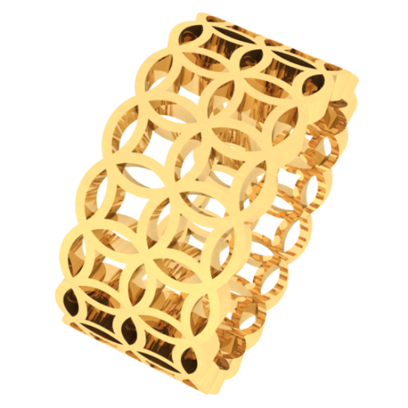 Nhẫn Vàng 18K D10748 - Hung Phat USA VN