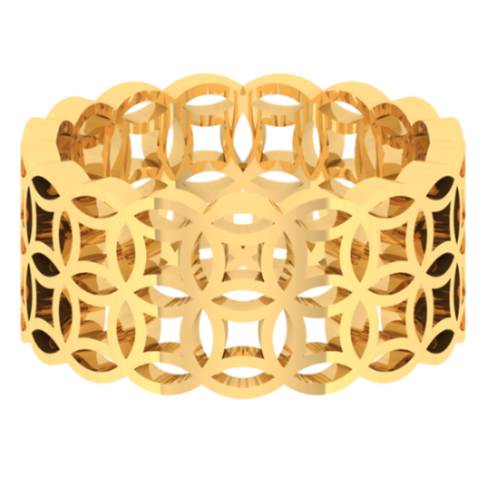 Nhẫn Vàng 18K D10748 - Hung Phat USA VN