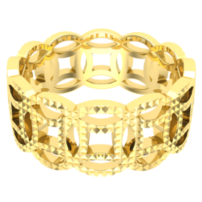 Nhẫn Vàng 18K D10781 - Hung Phat USA VN