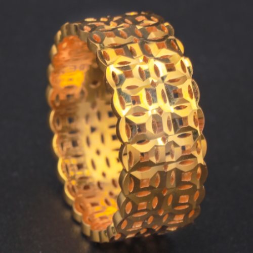 Nhẫn Vàng 18K D10827 - Hung Phat USA VN