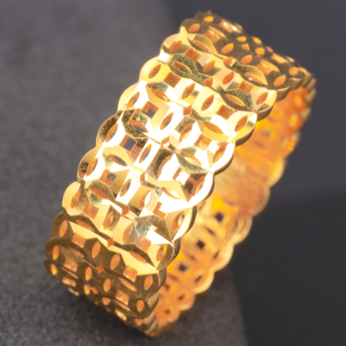 Nhẫn Vàng 18K D10827 - Hung Phat USA VN