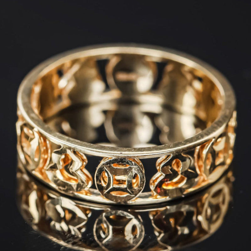 Nhẫn Vàng 18K D10936 - Hung Phat USA VN