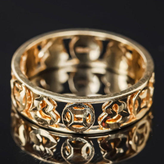 Nhẫn Vàng 18K D10936 - Hung Phat USA VN