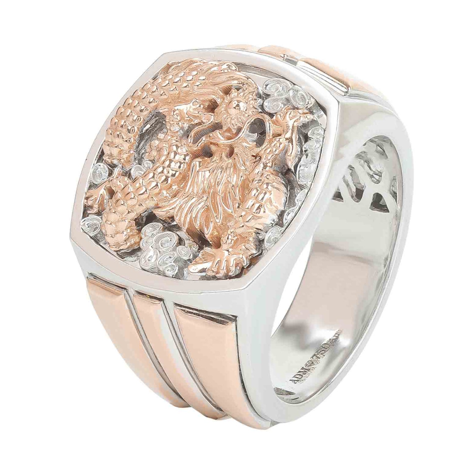 Nhẫn Vàng 18K Nam D10831 - Hung Phat USA VN