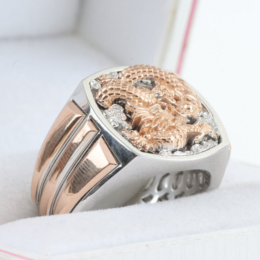 Nhẫn Vàng 18K Nam D10831 - Hung Phat USA VN