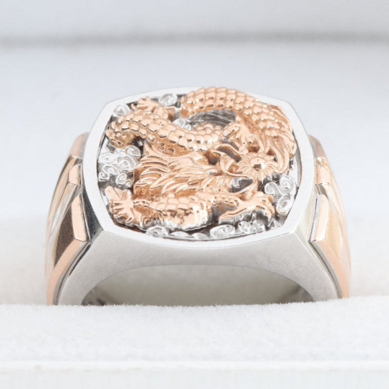 Nhẫn Vàng 18K Nam D10831 - Hung Phat USA VN