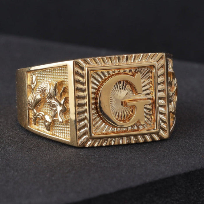 Nhẫn Vàng 18K Nam D10853 - Hung Phat USA VN