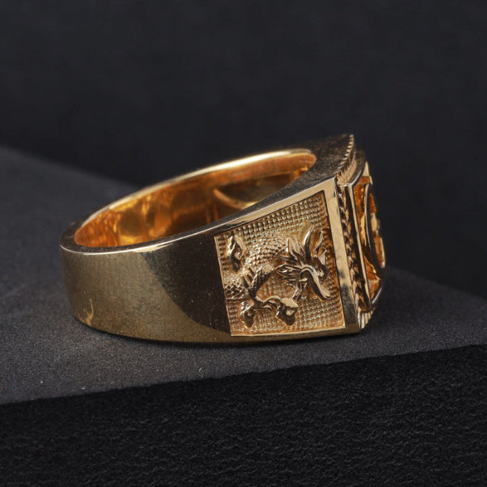 Nhẫn Vàng 18K Nam D10853 - Hung Phat USA VN