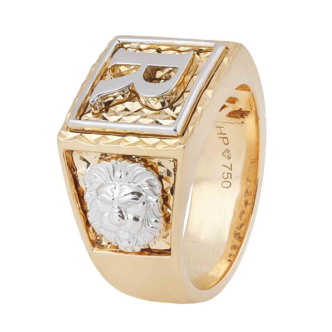 Nhẫn Vàng 18K Nam D10862 - Hung Phat USA VN