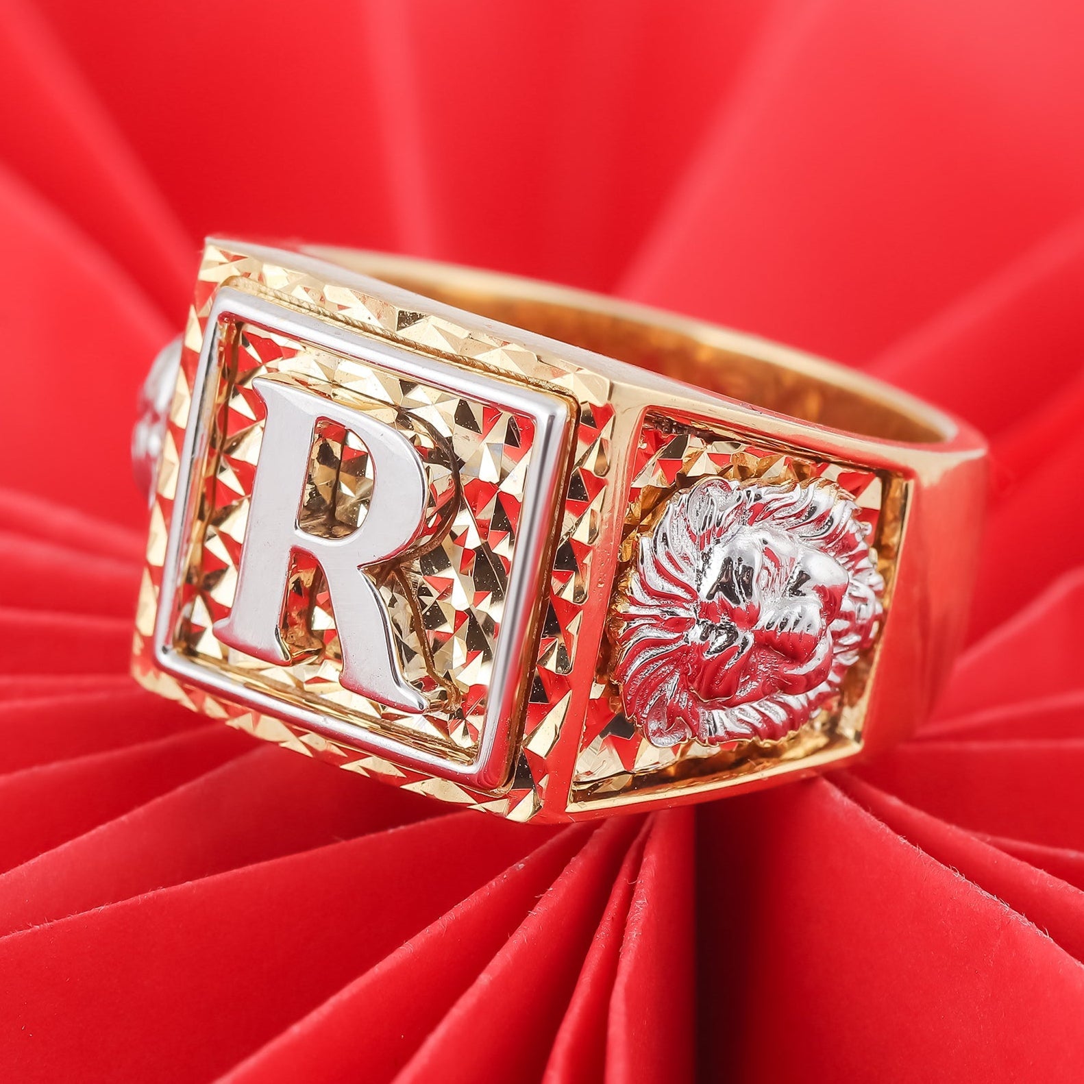 Nhẫn Vàng 18K Nam D10862 - Hung Phat USA VN