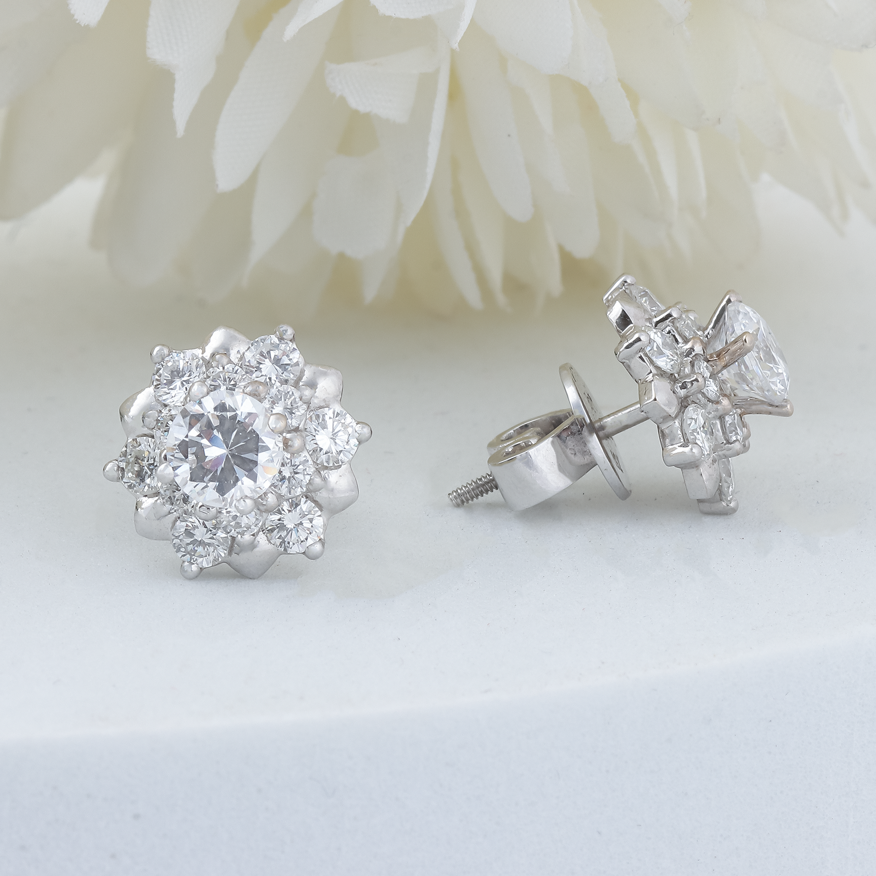 Vỏ Bông Tai Kim Cương E10254 - Hung Phat USA VN