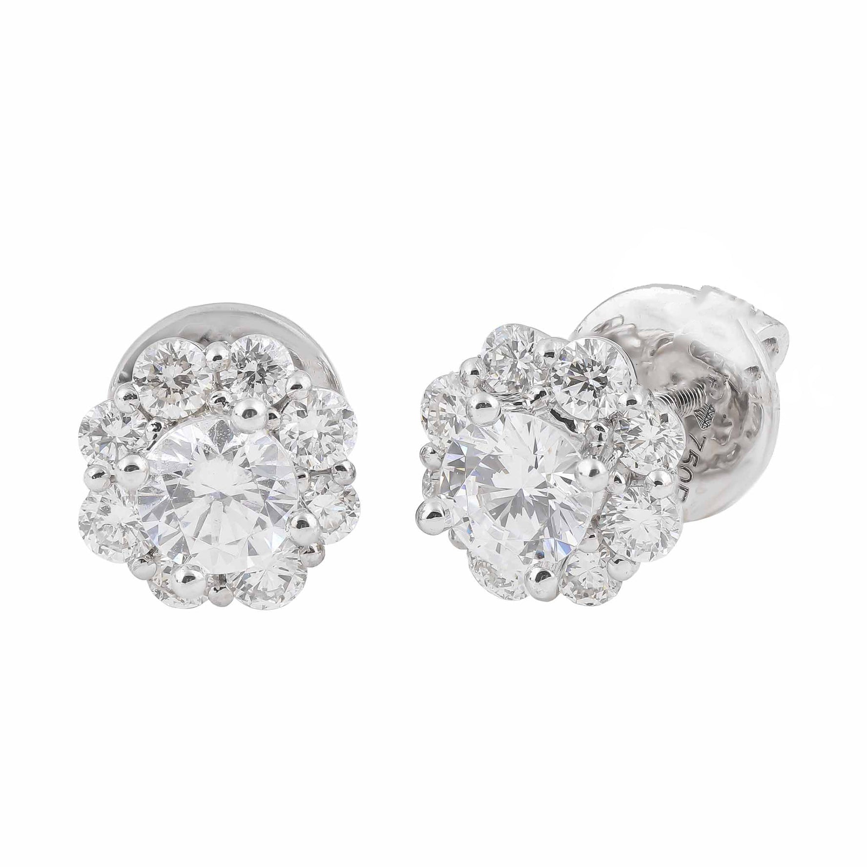 Vỏ Bông Tai Kim Cương E10486 - Hung Phat USA VN