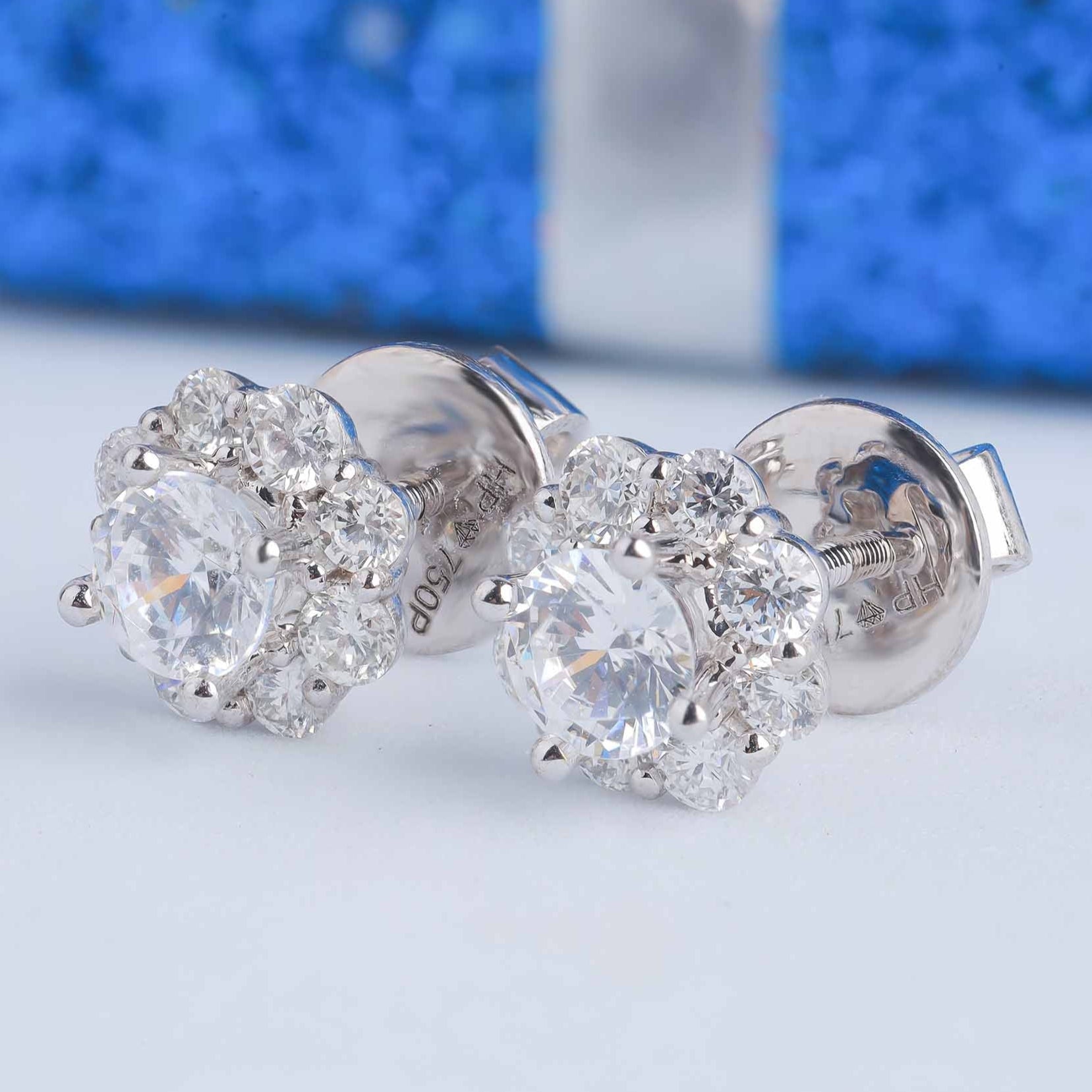 Vỏ Bông Tai Kim Cương E10486 - Hung Phat USA VN