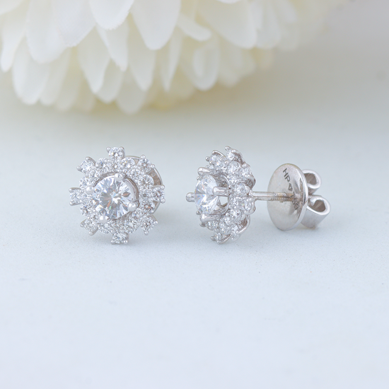 Vỏ Bông Tai Kim Cương E10496 - Hung Phat USA VN