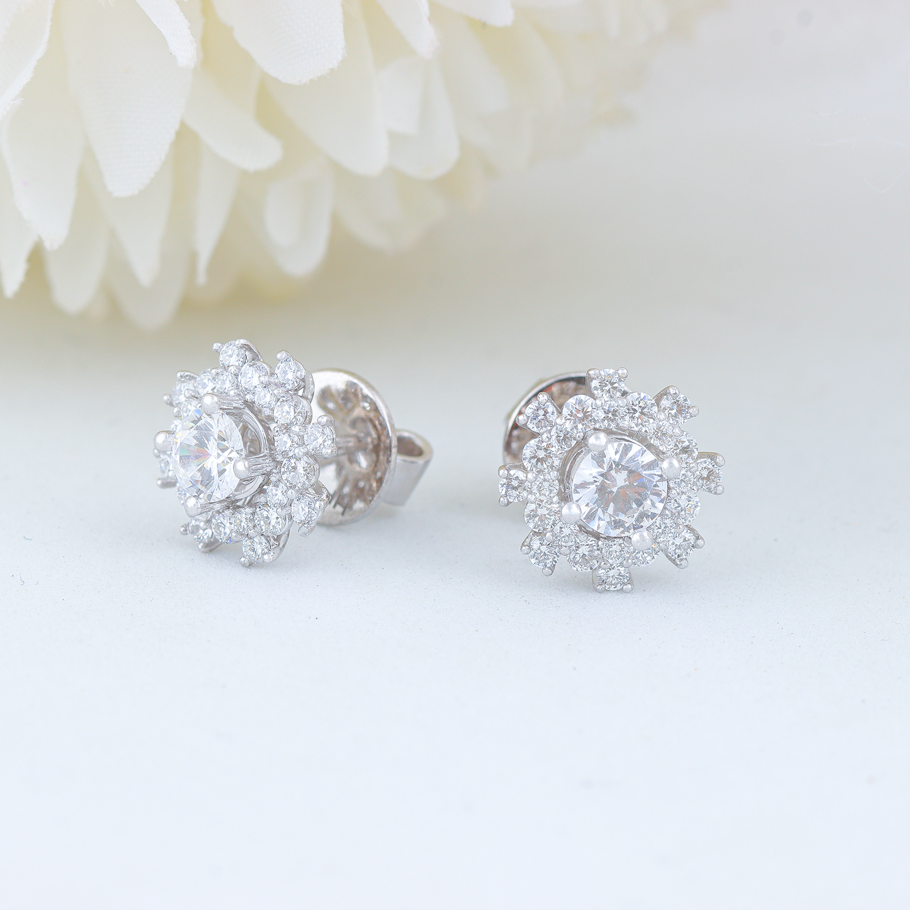 Vỏ Bông Tai Kim Cương E10496 - Hung Phat USA VN