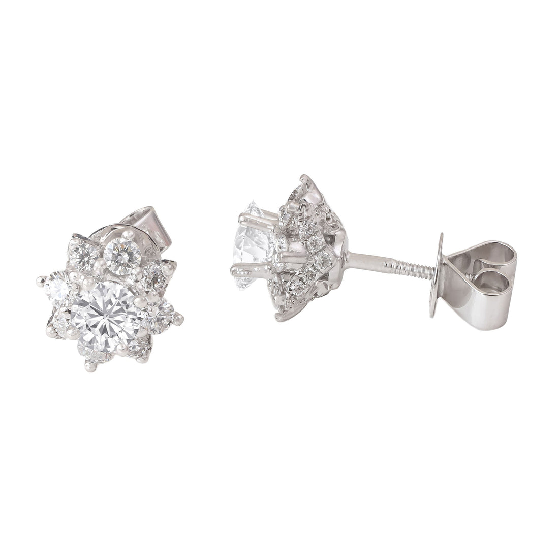 Vỏ Bông Tai Kim Cương E10507