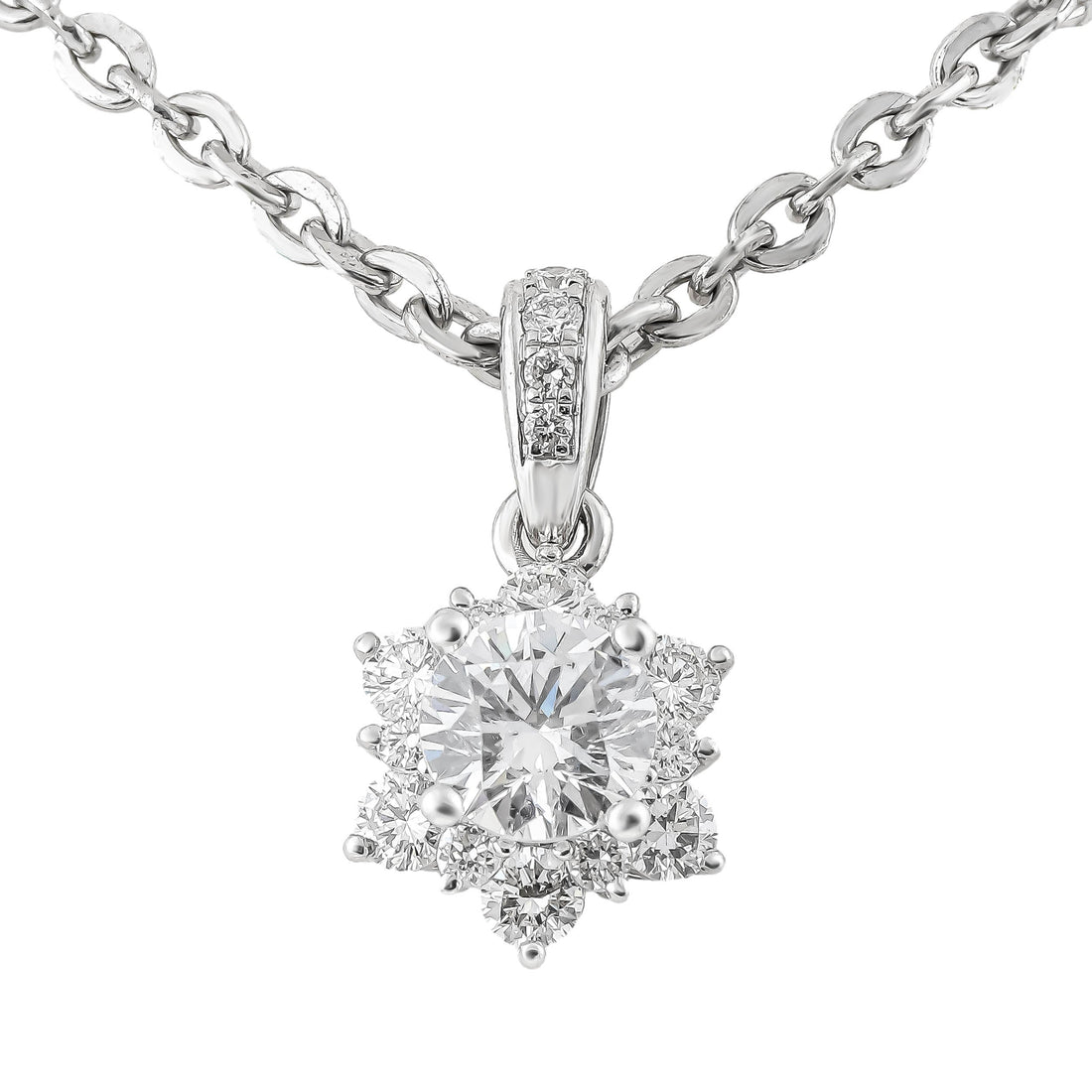 Vỏ Mặt Dây Chuyền Kim Cương P10862