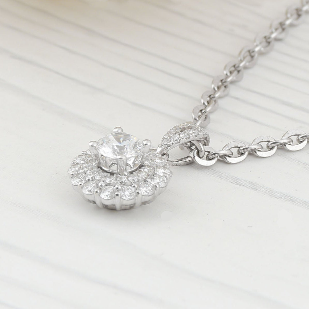 Vỏ Mặt Dây Chuyền Kim Cương P10834 - Hung Phat USA VN