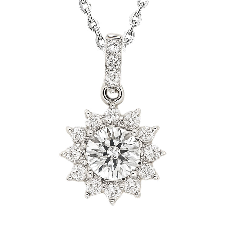 Vỏ Mặt Dây Chuyền Kim Cương P10503